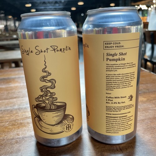 Tree House Brewing 2 * SINGLE SHOT PUMPKIN - 2 CANS 10/10/2024