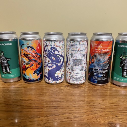 Tree House Brewing 2 * THRONE OF JUICE, 2 * GREEN MACHINE & 2 * THE PRODIGAL HAZE PART VII - 6 CANS TOTAL