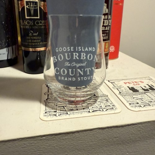 Goose Island Bourbon County Brand Stout Glass