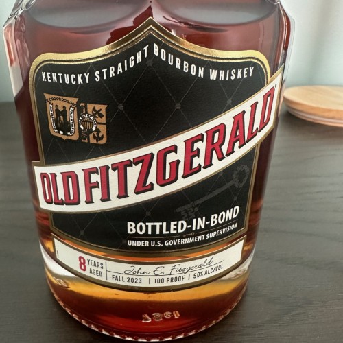 Old Fitzgerald 8 Years Aged Decanter Bottled-In-Bond Bourbon Fall 2023