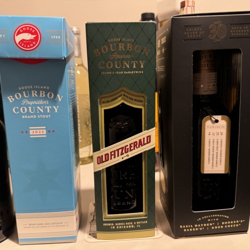 2022 Goose Island Bourbon County Stout Complete Set