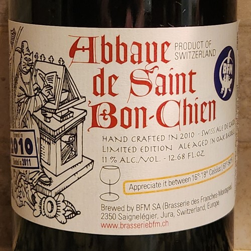 BFM Abbaye De Saint Bon-Chien (2010) - 750ml