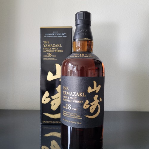 Suntory Yamazaki 18 Year Single Malt Japanese Whisky 750ML