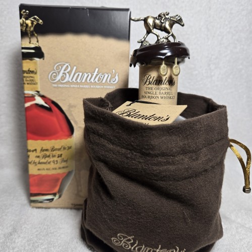 Blanton's single barrel A 5/5/23 with box and bag