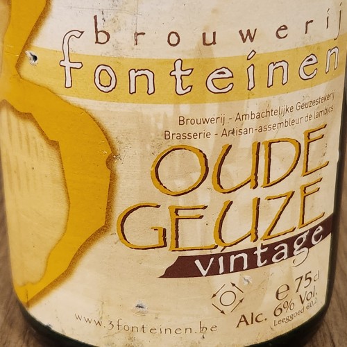 3 Fonteinen Oude Geuze Vintage (2006) -750ml