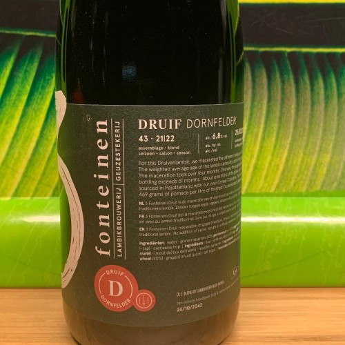 3 Fonteinen - 3F DRUIF DORNFELDER 2022 (a bottle of 750ml)