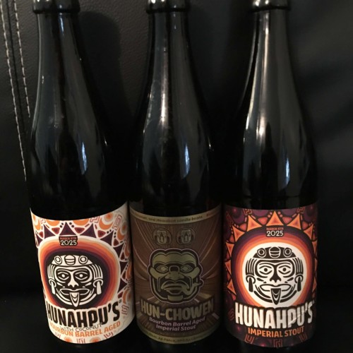 CIGAR CITY Hunahpu’s Bourbon Barrel Aged With Coconut (2025),Hun Chowen IS A  BARREL AGED PREMIUM HUNAHPU,S, REG HUNAHPU'S 2025