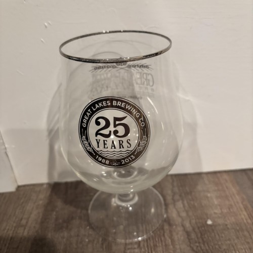 Great Lakes Brewing 25th Anniversary Glass