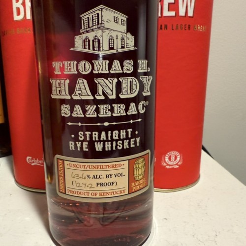 2024 BTAC THOMAS H. HANDY SAZERAC - UNCUT / UNFILTERED STRAIGHT RYE WHISKEY BARREL PROOF