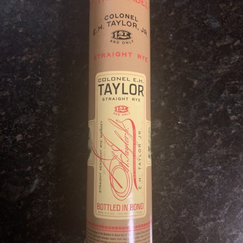 Colonel E.H. Taylor Straight Rye bourbon ( EHT E H Taylor EH )