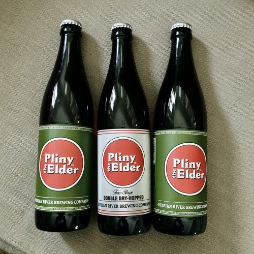 3 BOTTLES: 2 BOTTLES OF FRESH PLINY THE ELDER & 1 BOTTLE OF DDH PLINY THE ELDER