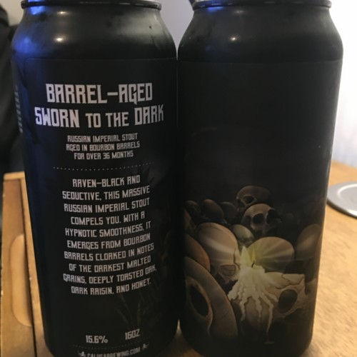 Calusa Barrel aged Sworn to Dark