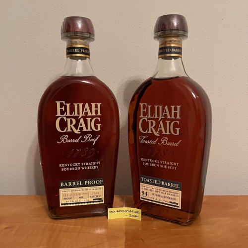 Elijah Craig Barrel Proof Batch C923 and Toasted Barrel Bundle (FREE SHIPPING within CONUS)