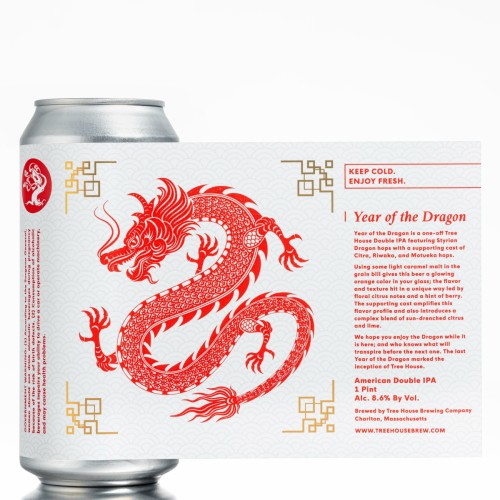 Tree House -- Year of the Dragon DIPA -- Sept 23rd