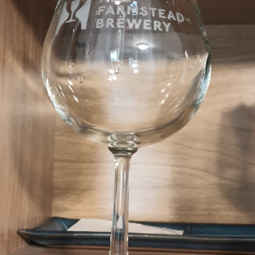 Original Hill Farmstead stemmed bulb glass