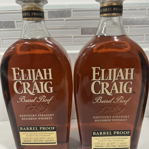 Elijah craig barrel proof Batch A121 or A122