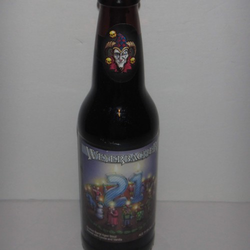 2016 Weyerbacher 21st Anniversary Ale, 12 oz bottle (retired)