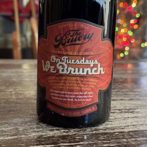 The Bruery - Tuesdays we Brunch