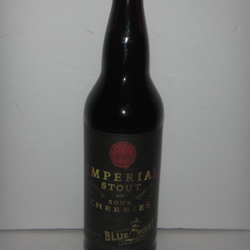 Blue Point Imperial Stout with Sour Cherries 2016, 22oz bottle (retired)