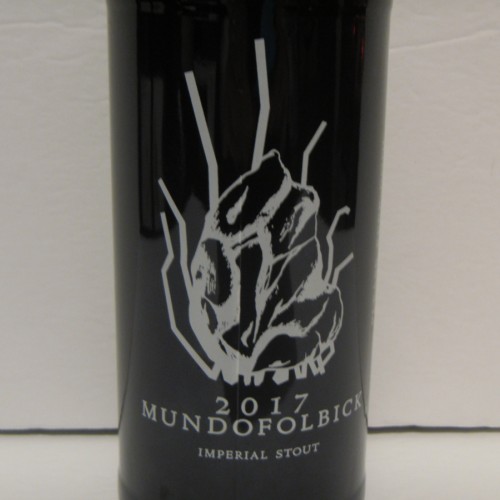 Dunedin 2017 Mundofolbick Imperial Stout, 22oz bottle (retired)