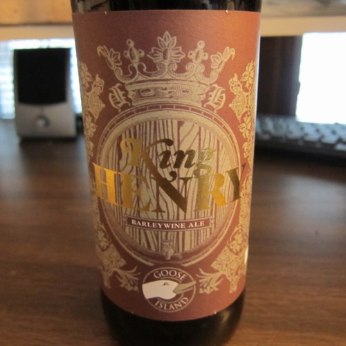 KING HENRY 2011 Bomber Goose Island FREE SHIPPING!