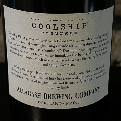 Allagash Coolship Resurgam (2015)