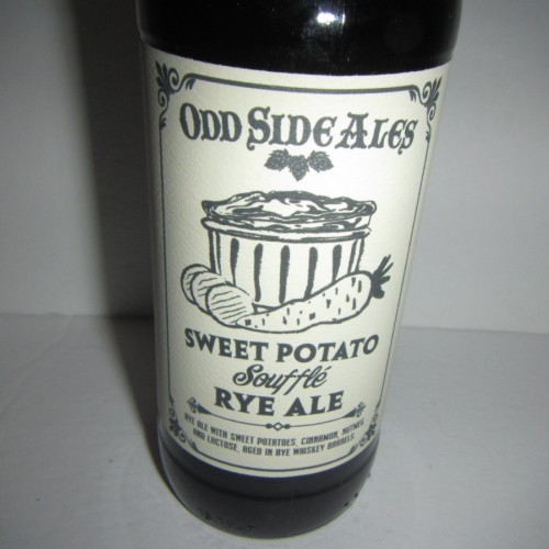 Oddside Ales Sweet Potato Souffle Rye Ale 2016, 12 oz bottle