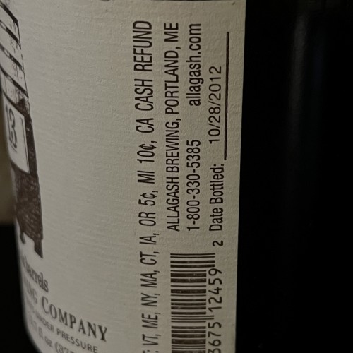 Allagash FV13 (2012 Batch 1)