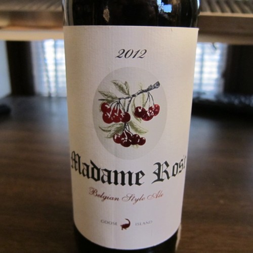 Madame Rose Goose Island Belgian Cherry Ale 2012 Bomber