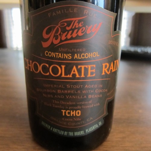 2013 Bruery Chocolate Rain 750ml