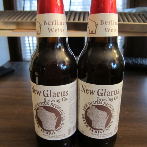 2013 New Glarus Berliner Weiss 12 oz. x 2 Thumbprint