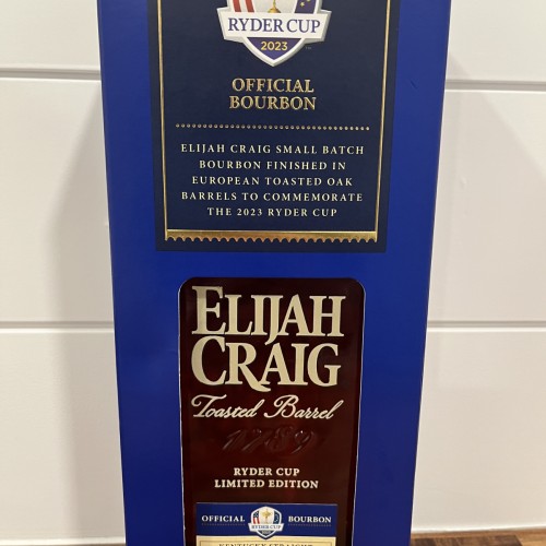 Elijah Craig Limited Edition Ryder Cup Toasted Barrel