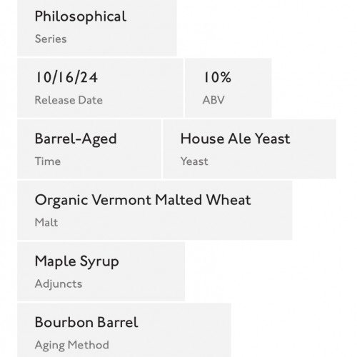 Hill Farmstead Double Barrel-Aged Beyond Good and Evil October 2024 Release