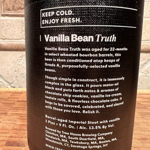 Tree House Vanilla Bean Truth - 750ml