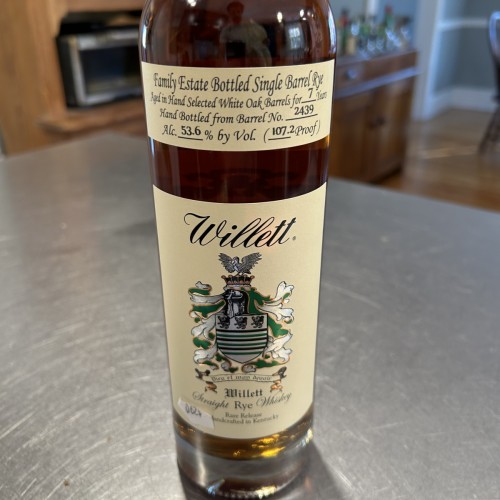 Willet 7 Year Rye (Private Barrel)