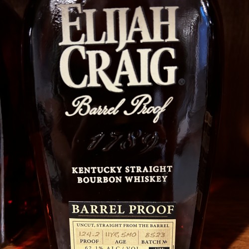 Elijah Craig Barrel Proof B523