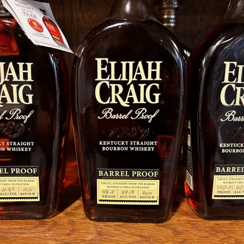 LOT OF 3 - Elijah Craig Barrel Proof A121 + B521 + C921