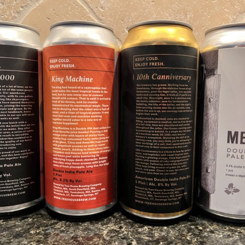 4 Pack - Tree House 1 King Machine, 1 10th Canniversary, 1 Batch 8,000 & Trillium 1 Mettle