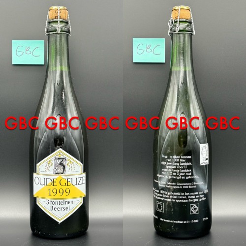 3 Fonteinen Oude Geuze 1999 Silk Screen 750ml 1999