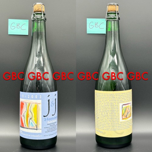 3 Fonteinen Oude Geuze J&J Blauw 750ml 2003