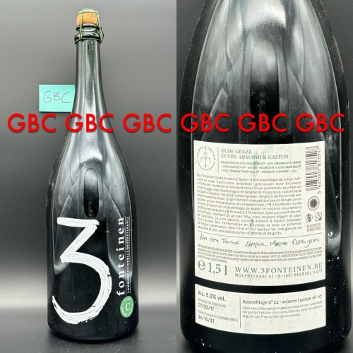 3 Fonteinen Oude Geuze Cuvée Armand & Gaston Blend No. 22 Magnum 1.5L 2017