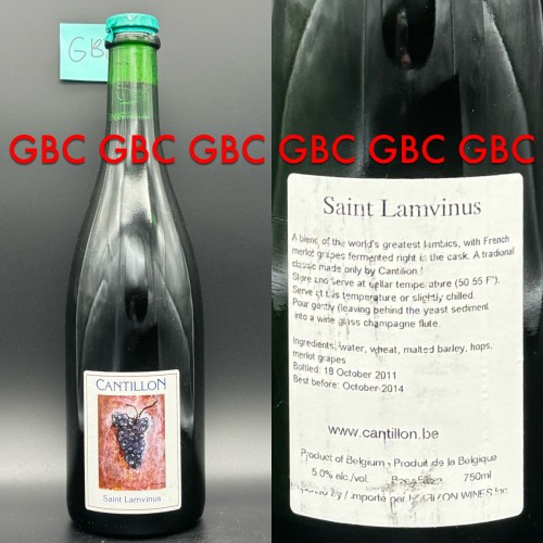 Cantillon Saint Lamvinus 750ml 2011