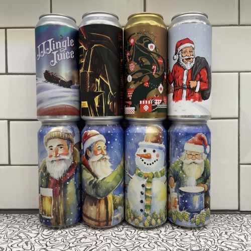 Tree House Christmas DIPA Can 8-Pack Gift of Hops Jjjolly Jjjingleee Juicy All the Way I'm Dreaming Most Wonderful Time All I Want & Jolly Juice