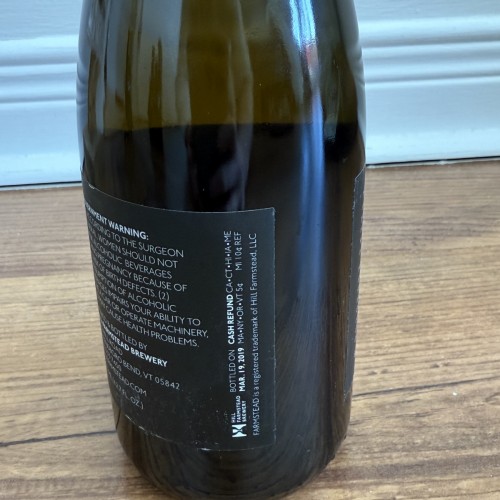 Hill farmstead Gin BA Brother soigne