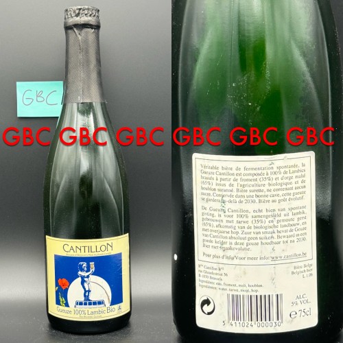 Cantillon Gueuze 100% Lambic Bio 750ml 2005