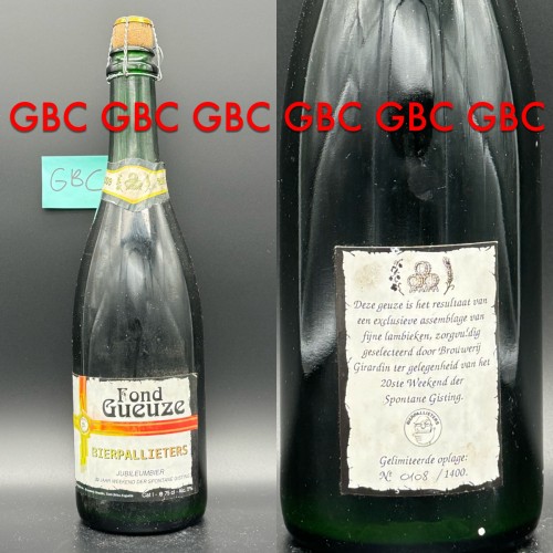 Girardin Fond Gueuze Bierpallieters 750ml 2009