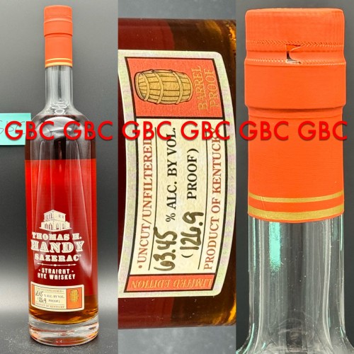 Thomas H Handy BTAC Sazerac Straight Rye Whiskey 750ml 2015