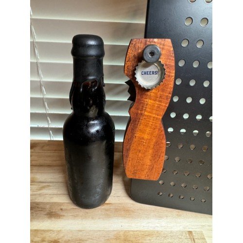 Beautiful - Figured KAO from Kona Hawaii & Brazillian Cherry - Beer Bottle Opener