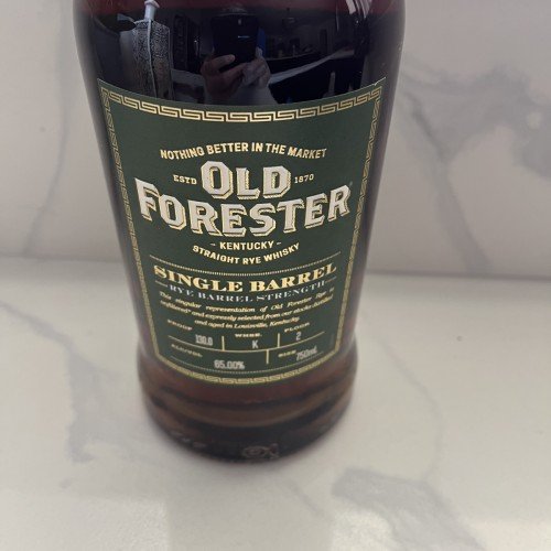 Old forester barrel strength rye single barrel