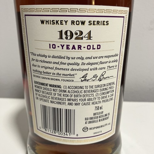 Old Forester 1924